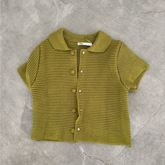 Zara Green Sweater - S - Picture 2 of 9